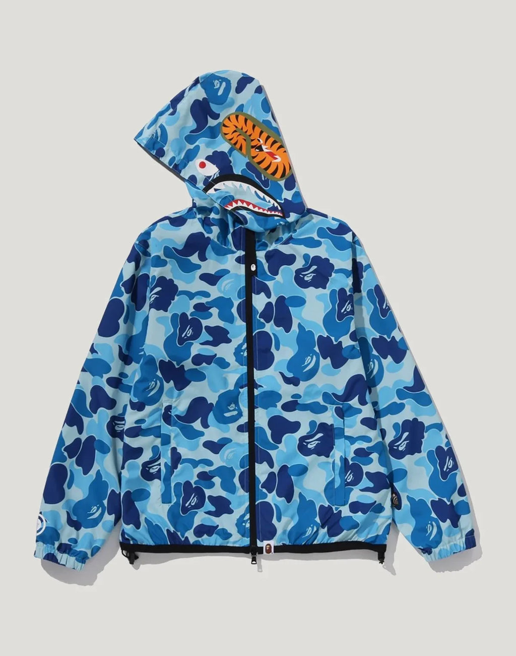 Women's Graphic Hoodie Jacket - Blue