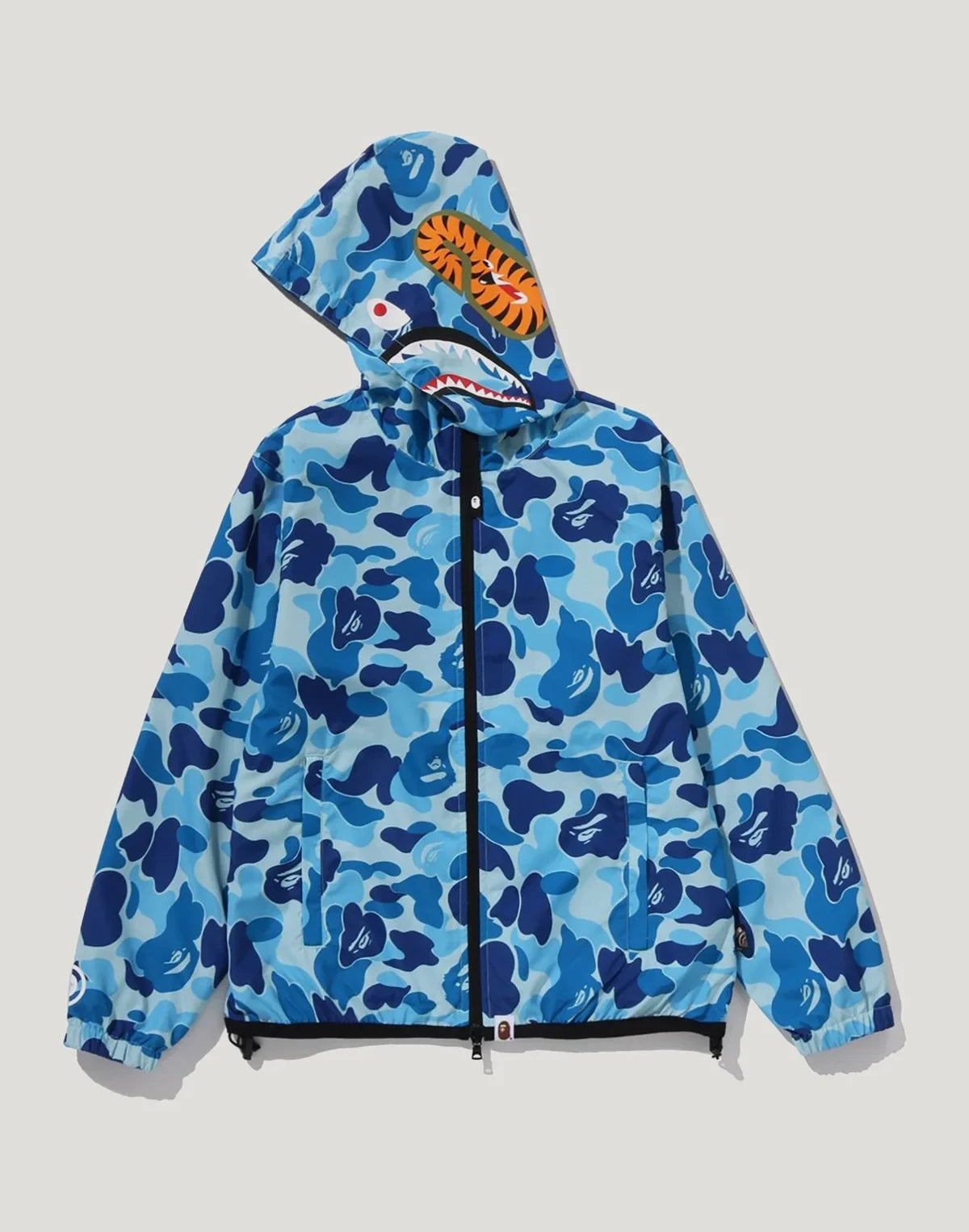 Women's Graphic Hoodie Jacket - Blue