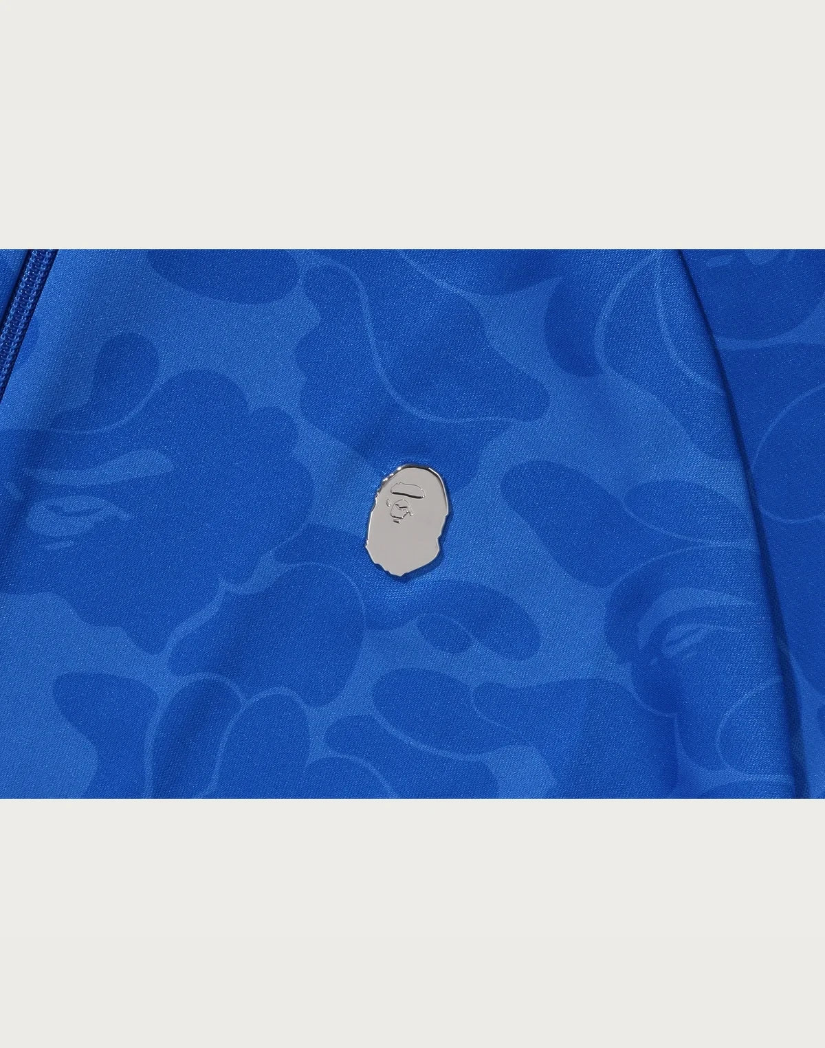 Relaxed Full-Zip Cotton Hoodie - Blue
