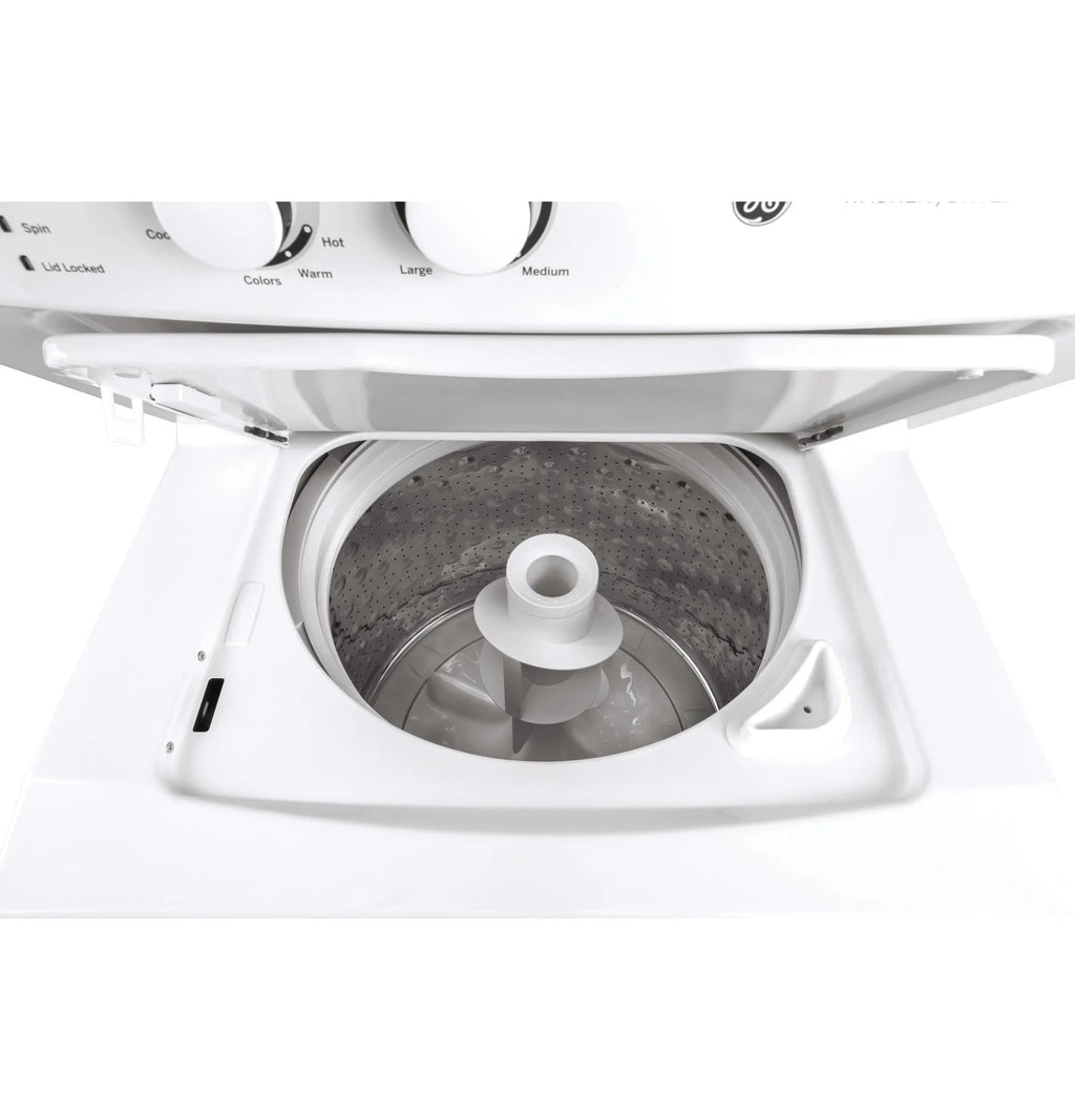 GE Unitized Spacemaker Washer 3.8 DOE cu. ft. With 5.9 cu. ft. Gas Dryer