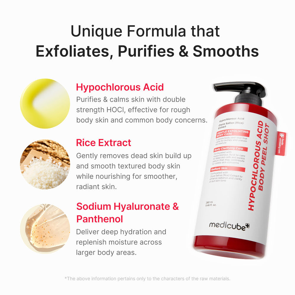 Hypochlorous Acid Rice Body Exfoliating Serum