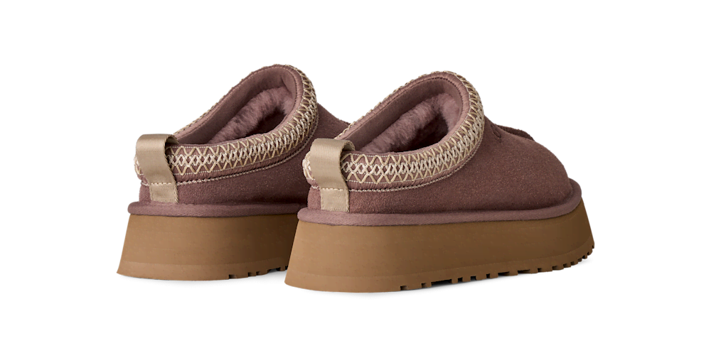 Women's Suede Platform Slipper - Bronze