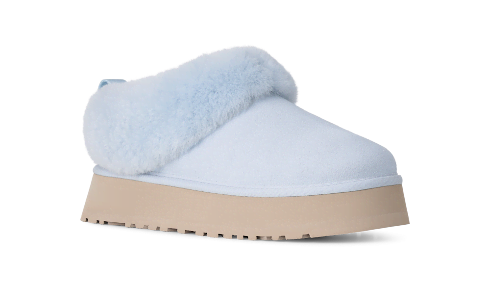 Women's Suede Platform Slipper - Orchid
