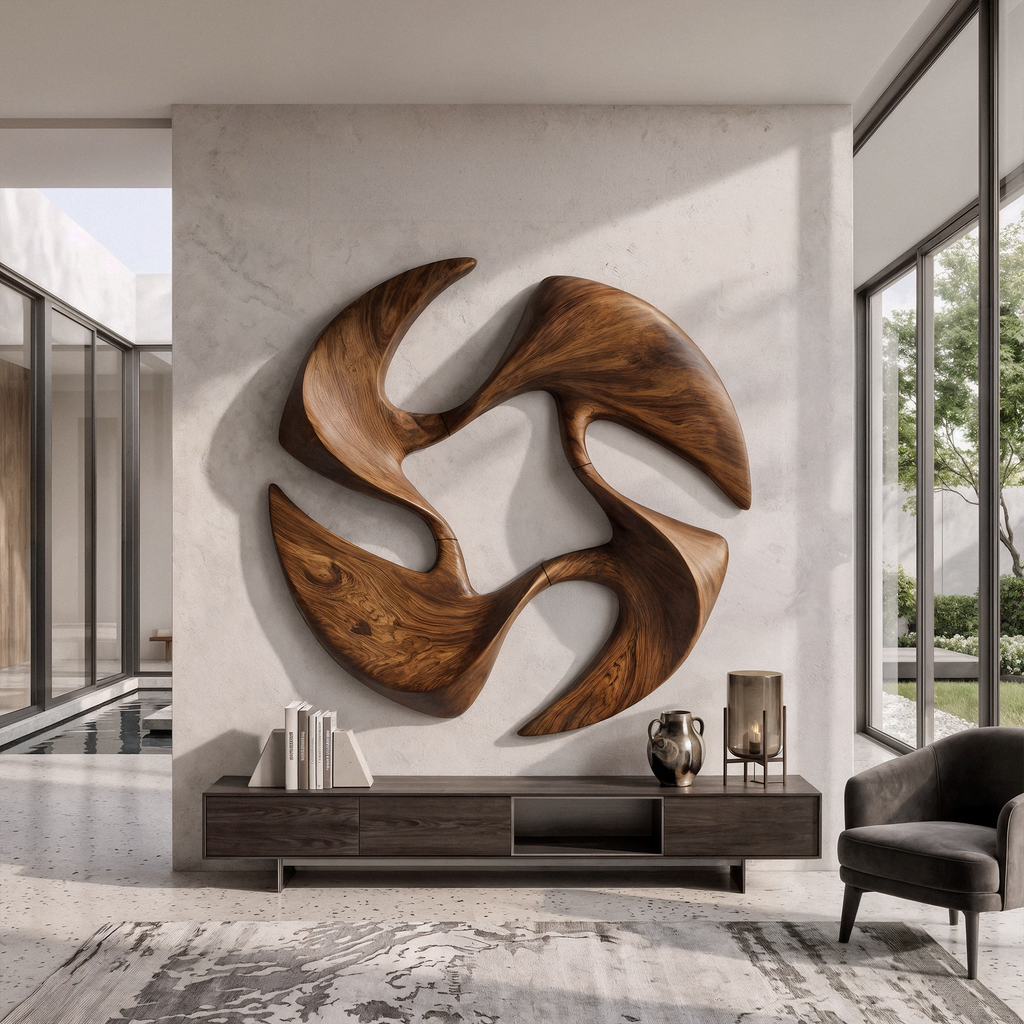 Mid Century Abstract Wall Art For Living Room And Bedroom