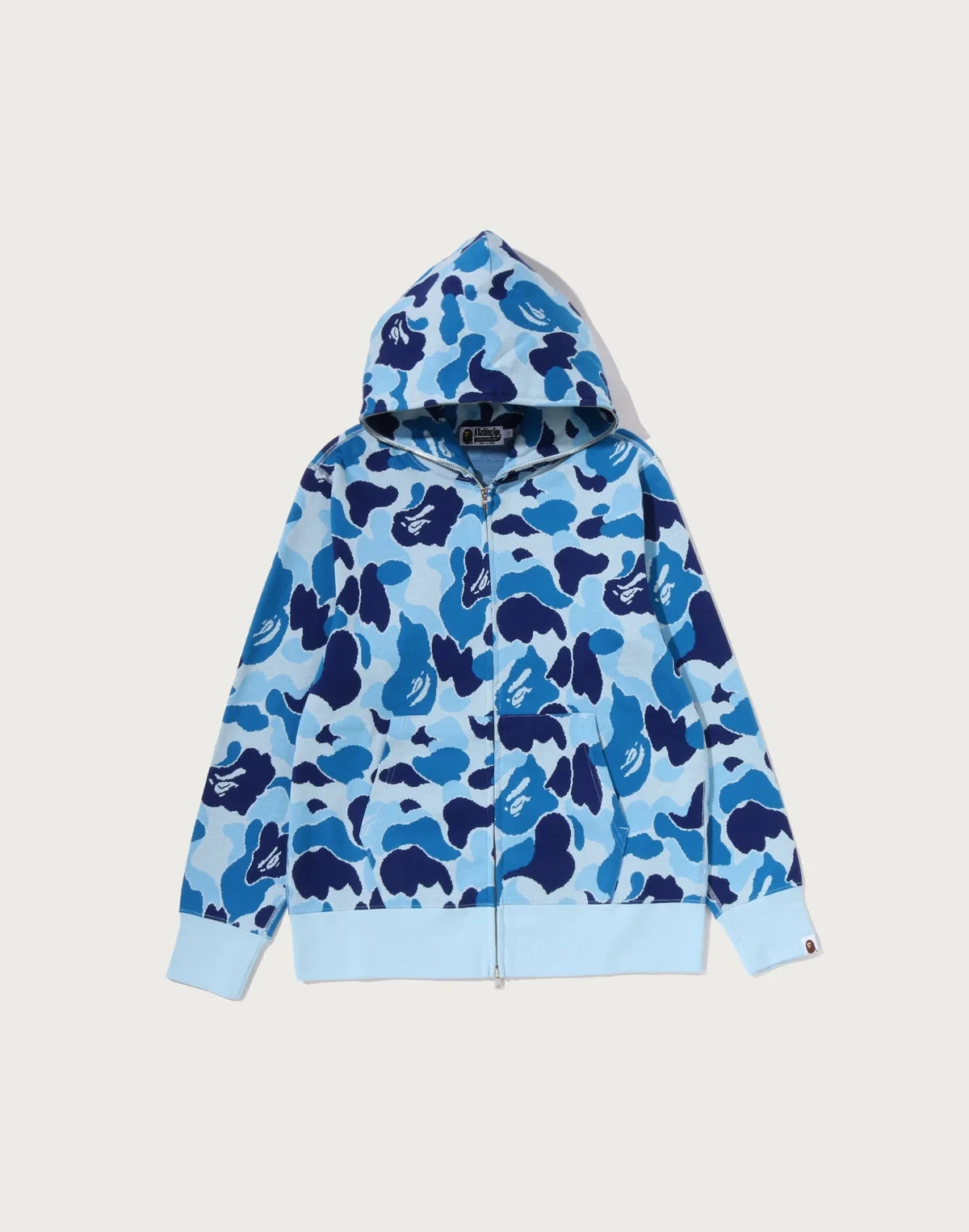 Men's Jacquard Full-Zip Hoodie - Pink