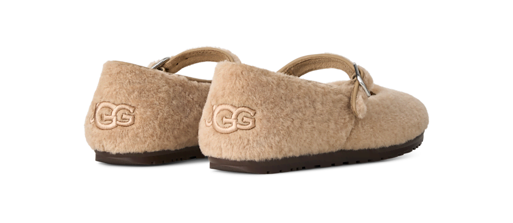 Women's Merino Strap Ballet Flat - Beachwood
