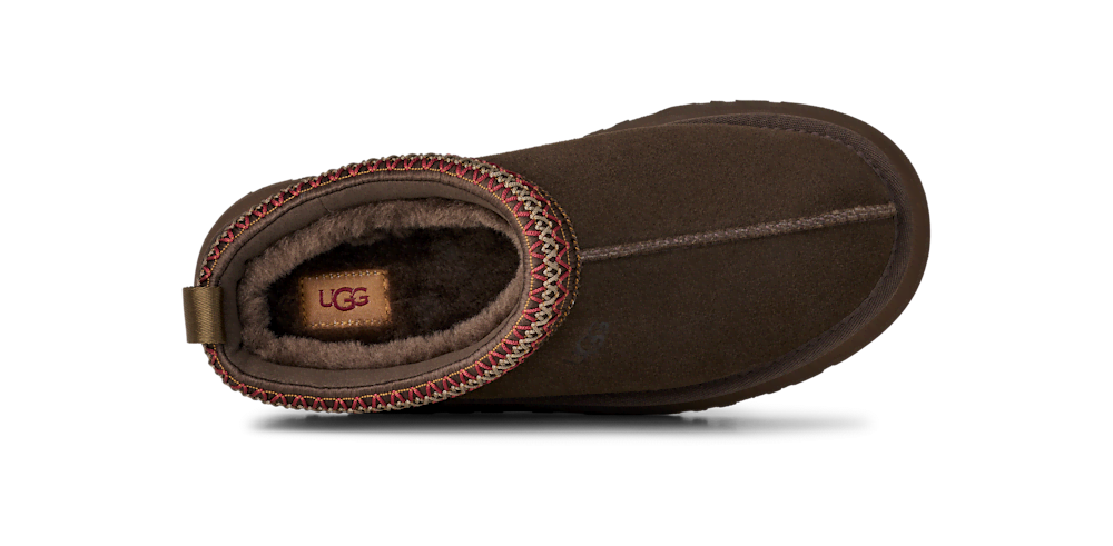 Women's Suede Platform Slipper - Bronze