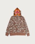 Men's Tiger Graphic Zip Hoodie - Green
