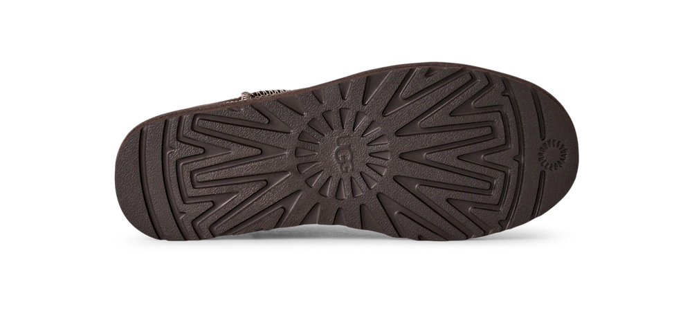 Men's Embroidered Suede Mini Boot