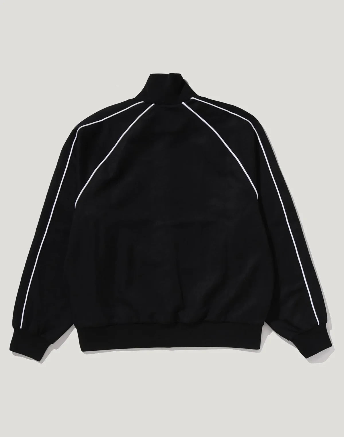 Men's Relaxed Jacquard Track Jacket - Brown