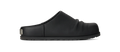 All-Gender Leather Wool-Lined Clog - Black