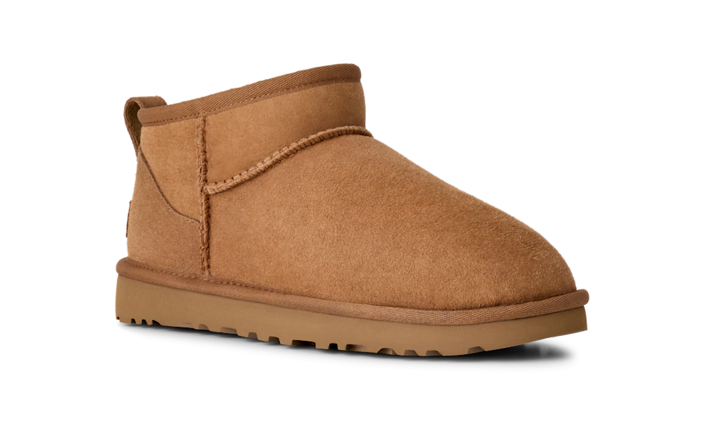 Women's Ultra-Short Sheepskin Boot - Grey