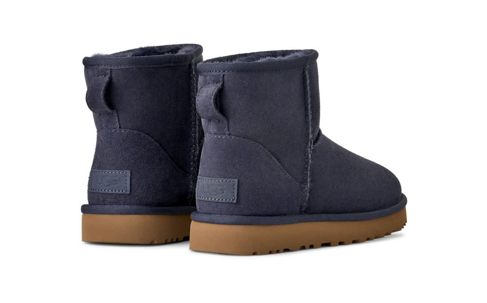 Women's Mini Sheepskin Boot - Dark Indigo