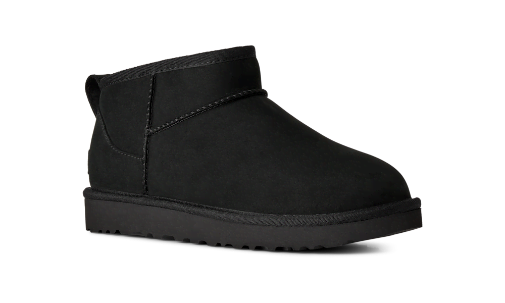 Women's Nubuck Mini Boot - Dark Chestnut