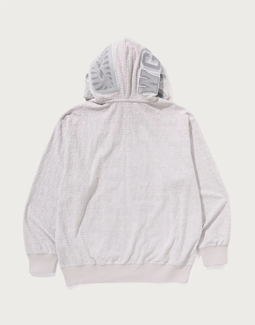 Relaxed Sport Print Hoodie - Red
