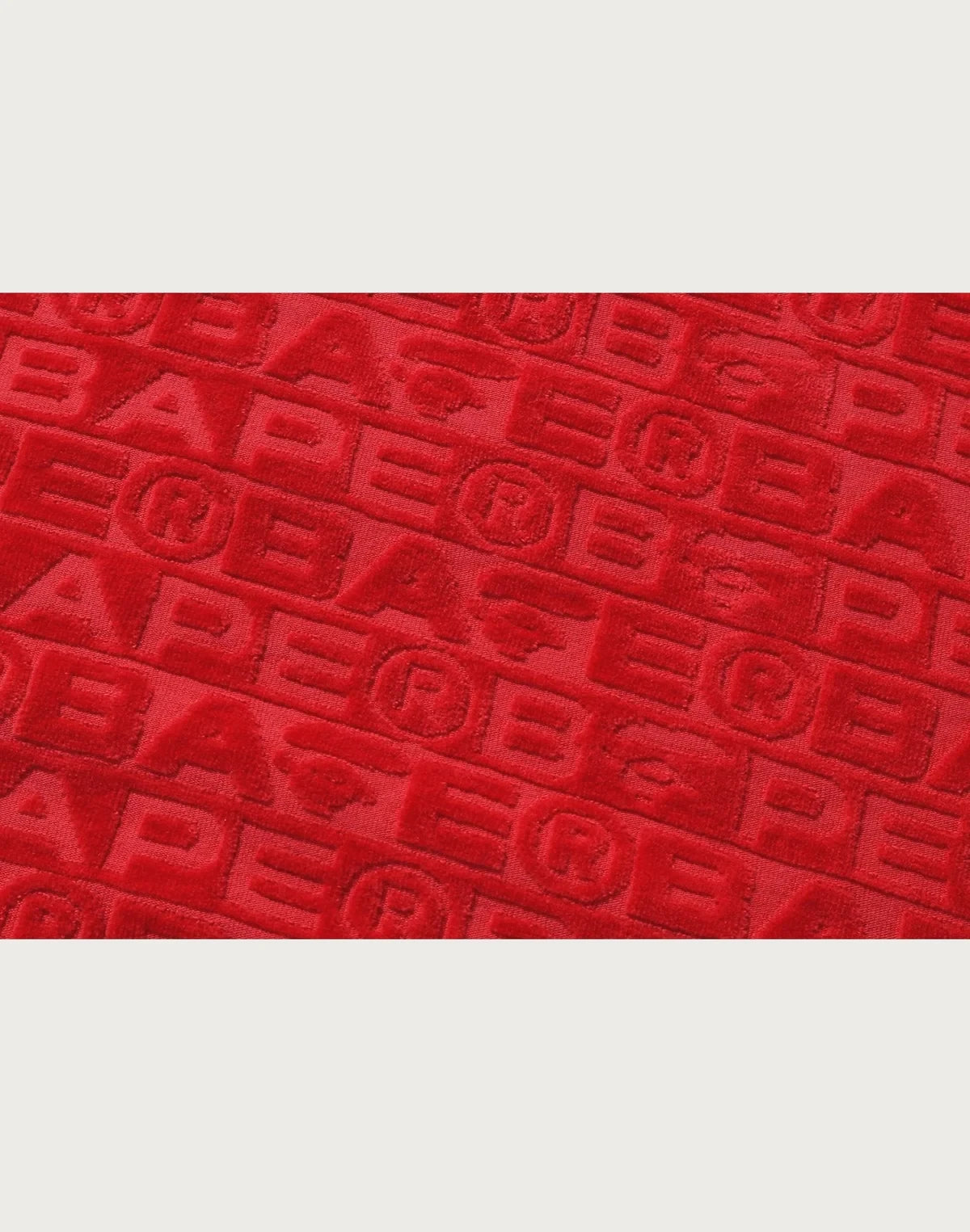 Relaxed Sport Print Hoodie - Red