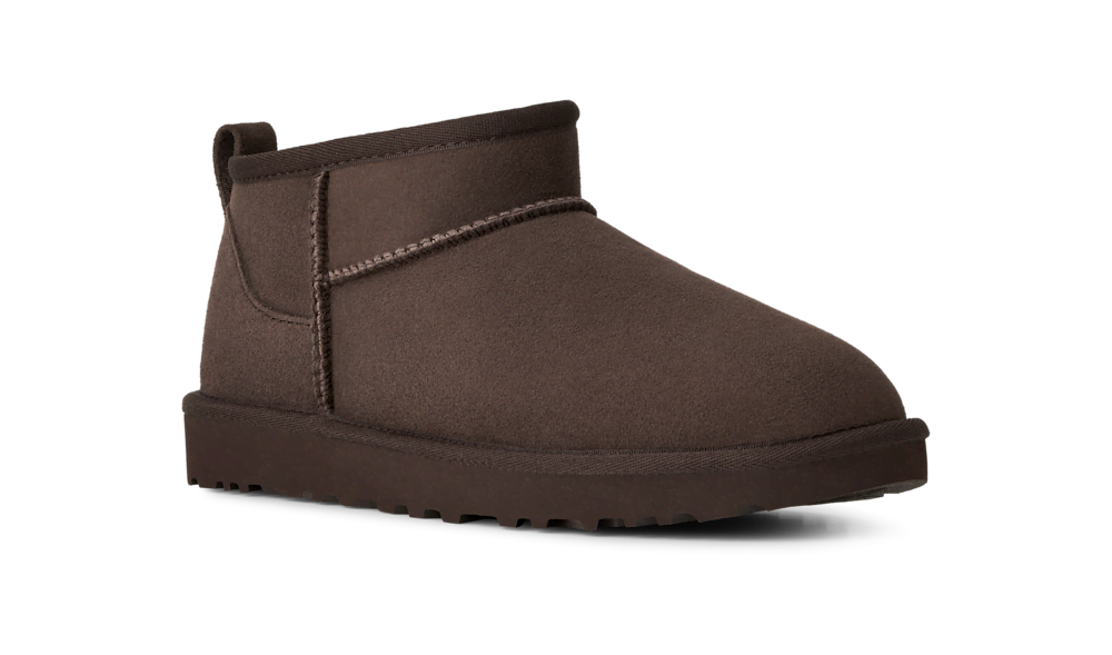 Women's Ultra-Short Sheepskin Boot - Grey