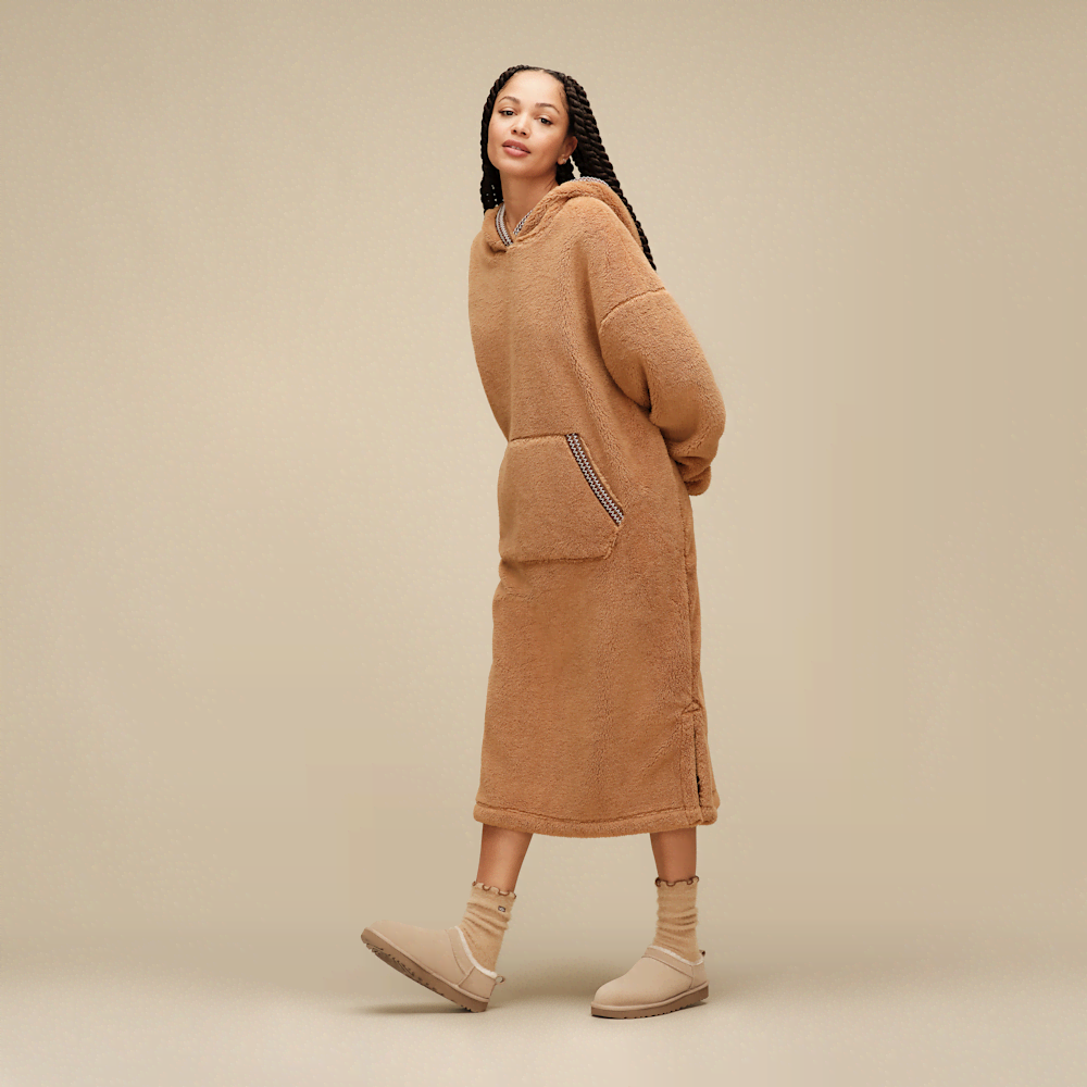 Women's Suede Micro Boot - Sand