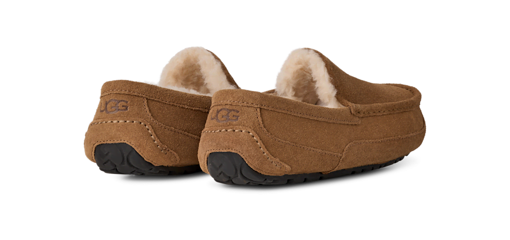 Men's Suede Indoor Outdoor Slipper - Grey