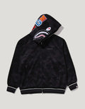 Camo Hooded Track Jacket - Purple