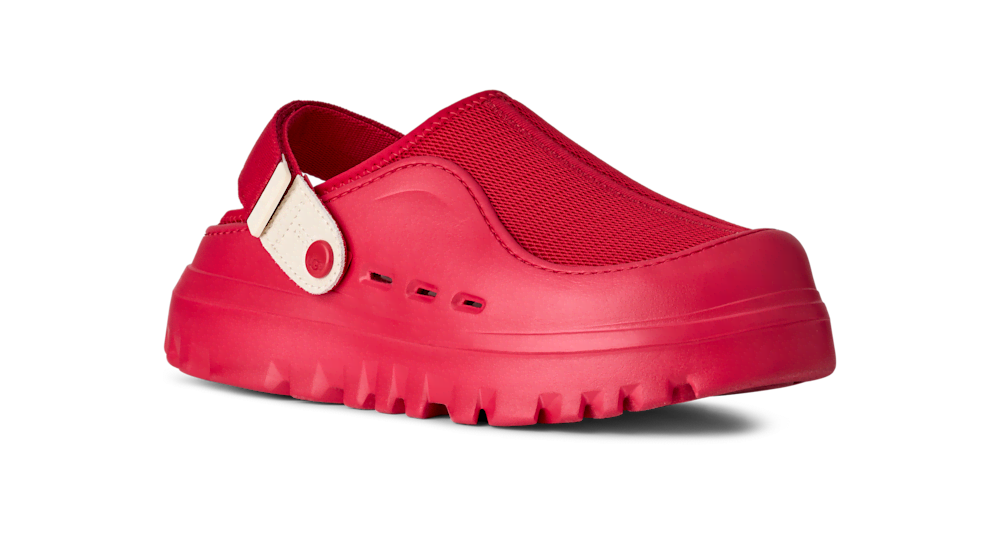 Men's Mesh Adjustable Strap Clog - Red