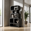 Modern Bookshelf Handcrafted Solid Wood Design For Home Library