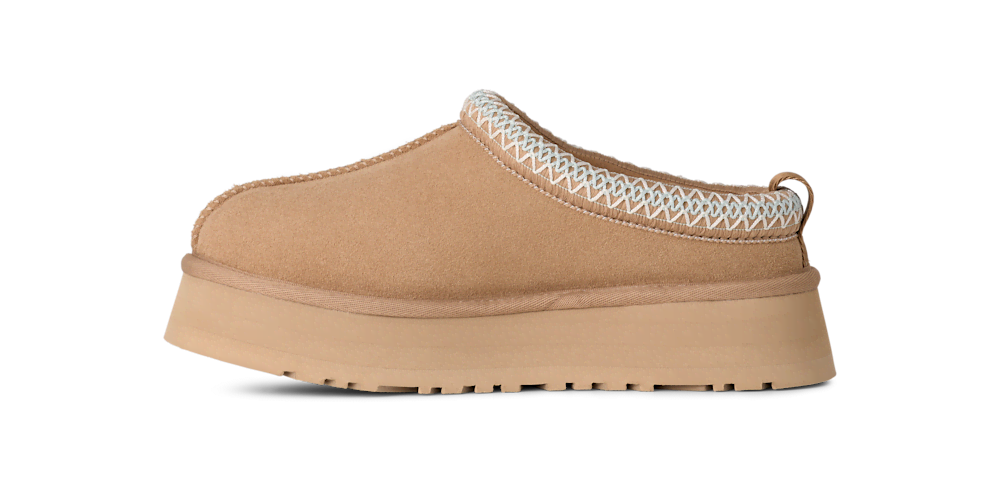 Women's Suede Platform Slipper - Bronze