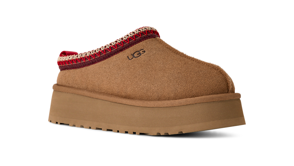 Women's Suede Platform Slipper - Bronze