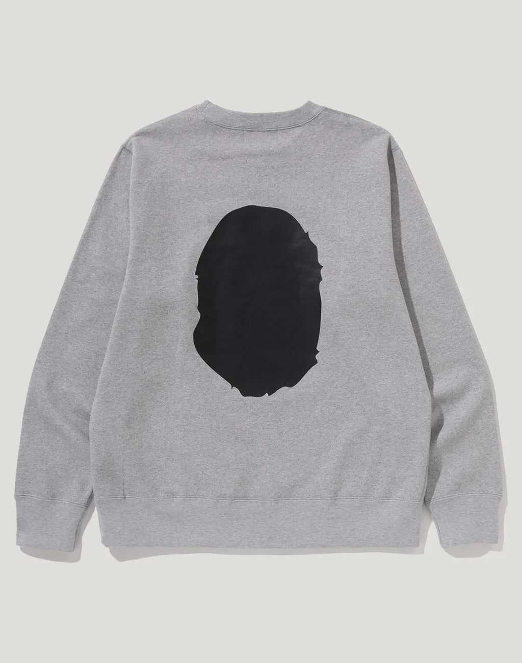 Men's Cotton Animal Graphic Crewneck Sweatshirt - Black