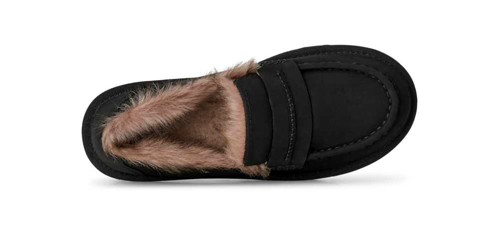 Women's Nubuck Loafer - Black