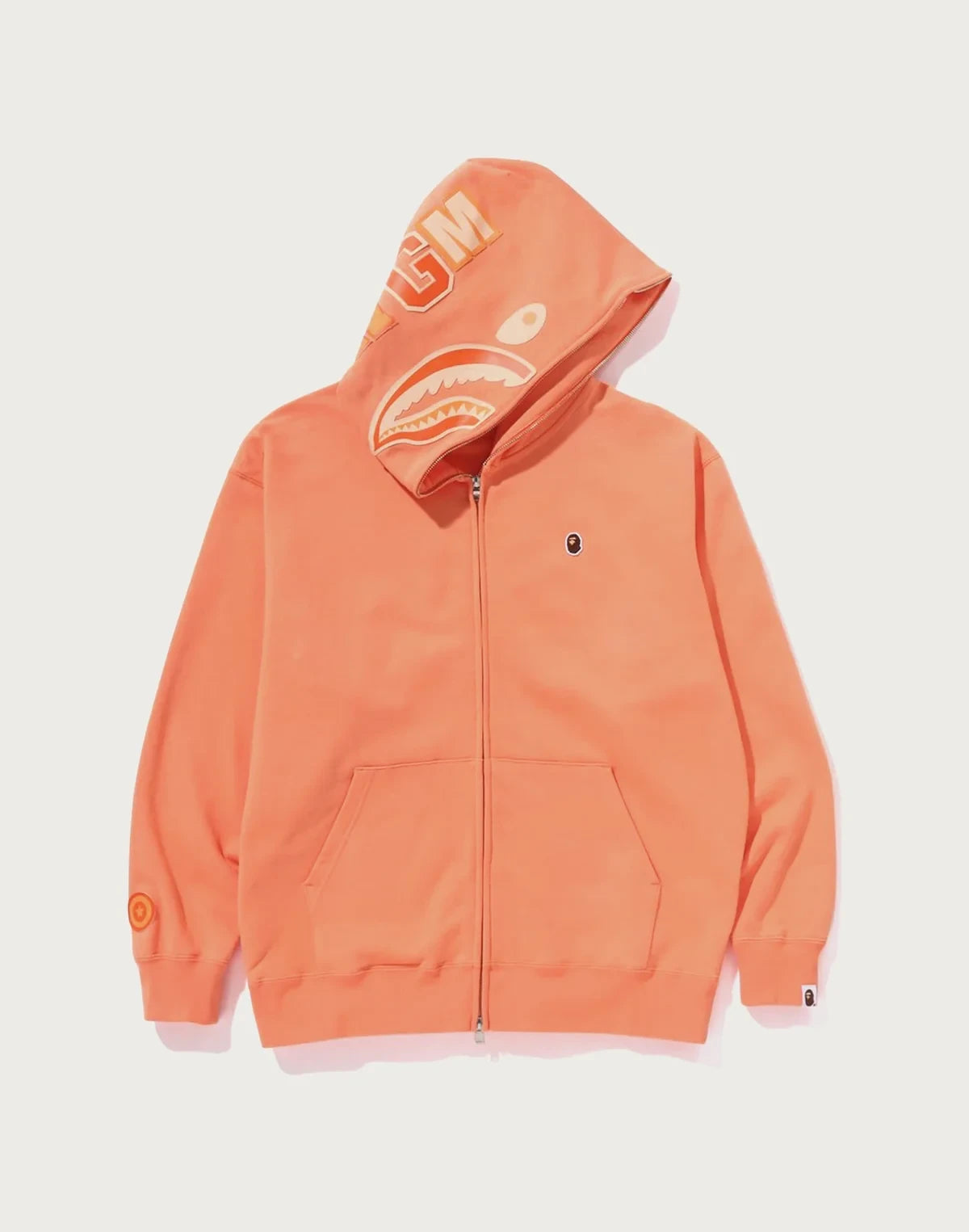 Relaxed Full-Zip Cotton Hoodie - Black