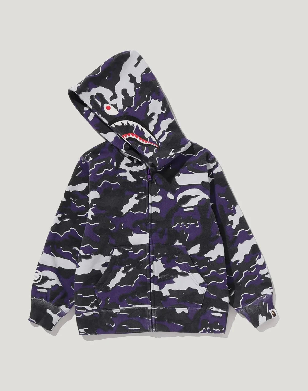 Kids' Woodland Animal Graphic Zip Hoodie - Green