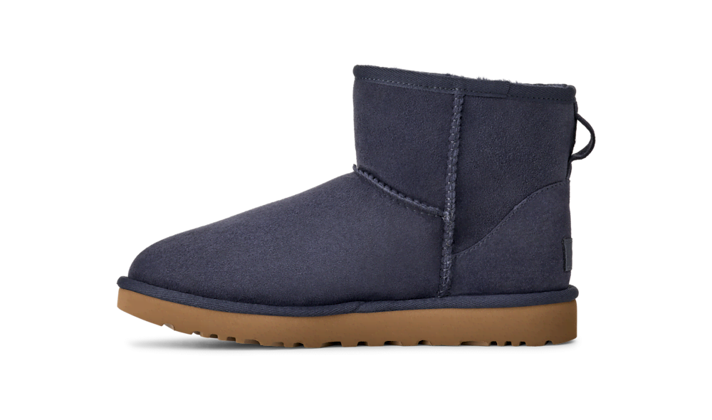 Women's Mini Sheepskin Boot - Dark Indigo