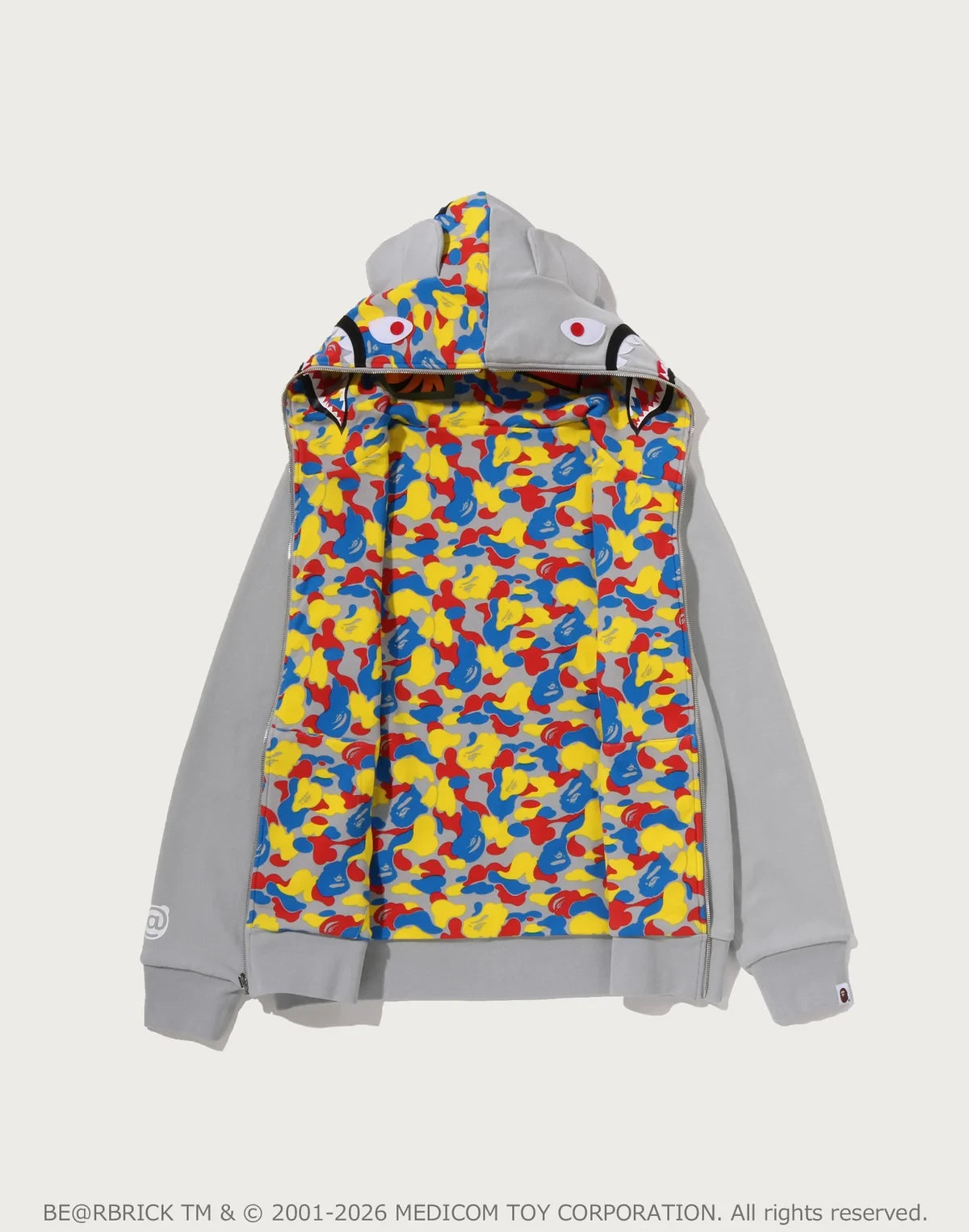 Reversible Full-Zip Graphic Hoodie - Multi