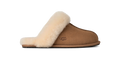 Women's Suede Sheepskin Slide Slipper - Espresso