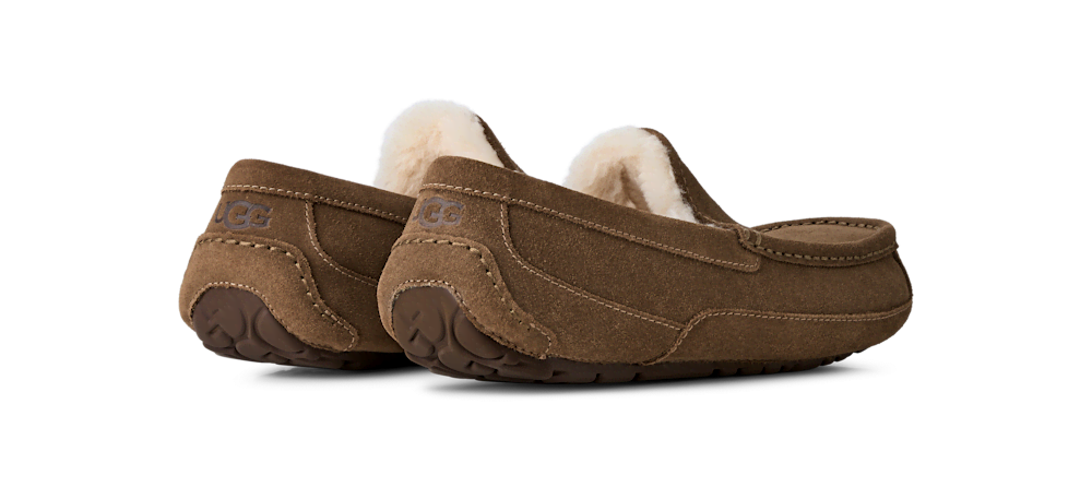 Men's Suede Indoor Outdoor Slipper - Grey