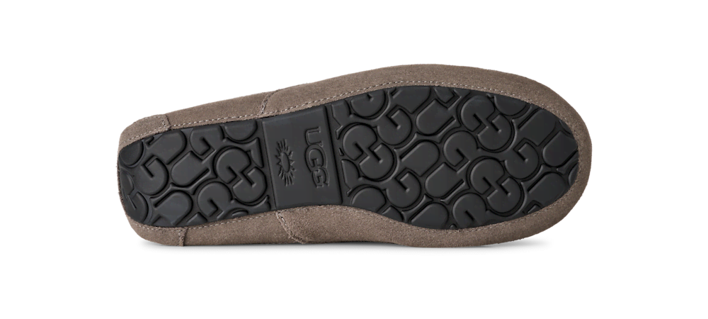 Men's Suede Indoor Outdoor Slipper - Grey