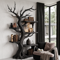 Rustic Tree Bookshelf Handcrafted Woodland Style For Reading Nook