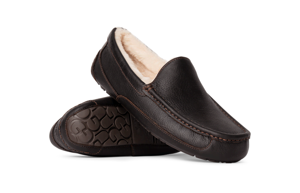 Men's Leather Indoor Outdoor Slipper