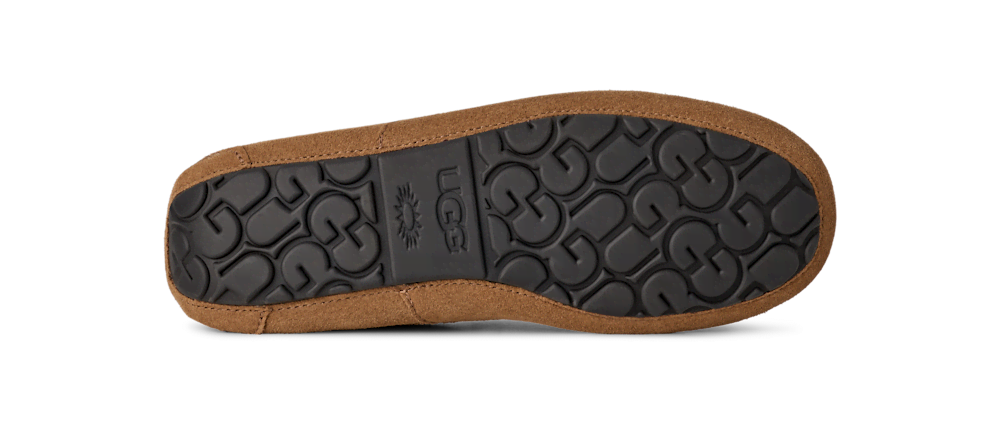 Men's Suede Indoor Outdoor Slipper - Grey