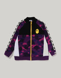 Kids' Cotton Camo Track Jacket - Red