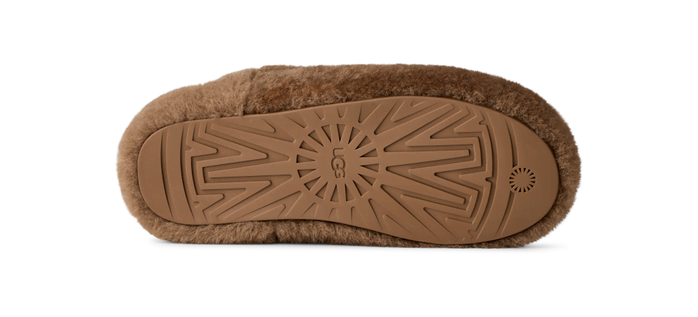 Women's Sheepskin Slip-On Slipper - Blue