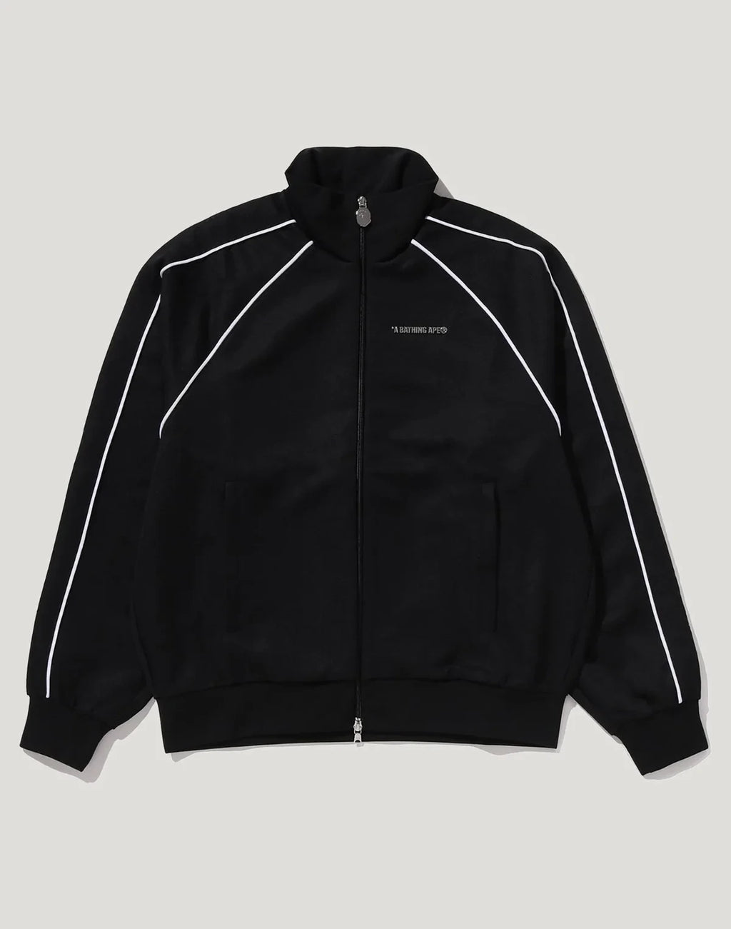 Men's Relaxed Jacquard Track Jacket - Brown