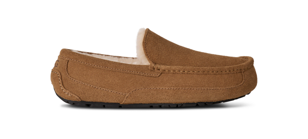 Men's Suede Indoor Outdoor Slipper - Grey