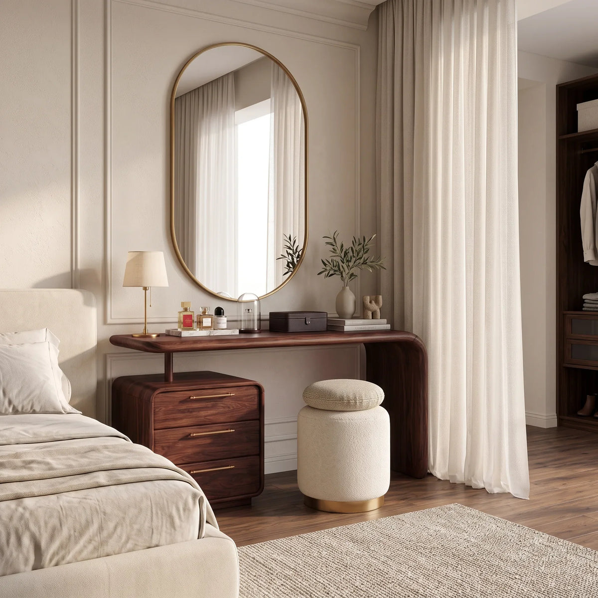Contemporary Makeup Vanity For Statement Furniture Bedroom