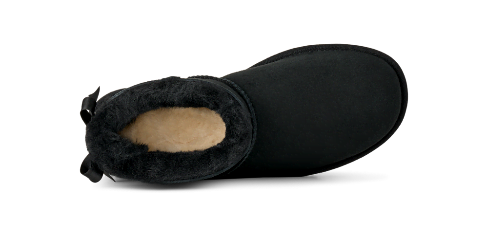 Women's Ultra-Short Suede Bow Boot - Sand