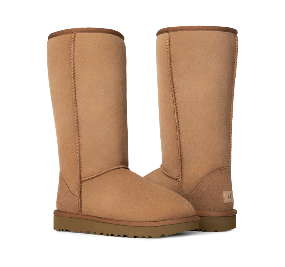 Women's Tall Sheepskin Boot - Black