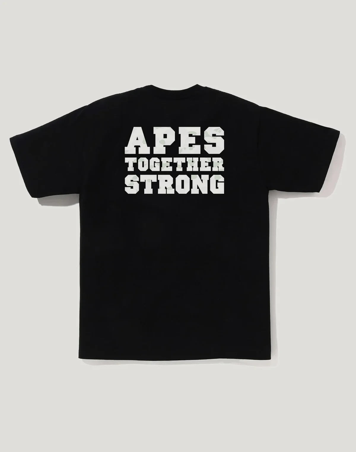 Men's Cotton Camo Graphic T-Shirt - Black