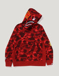 Cotton Camo Pullover Hoodie - Navy
