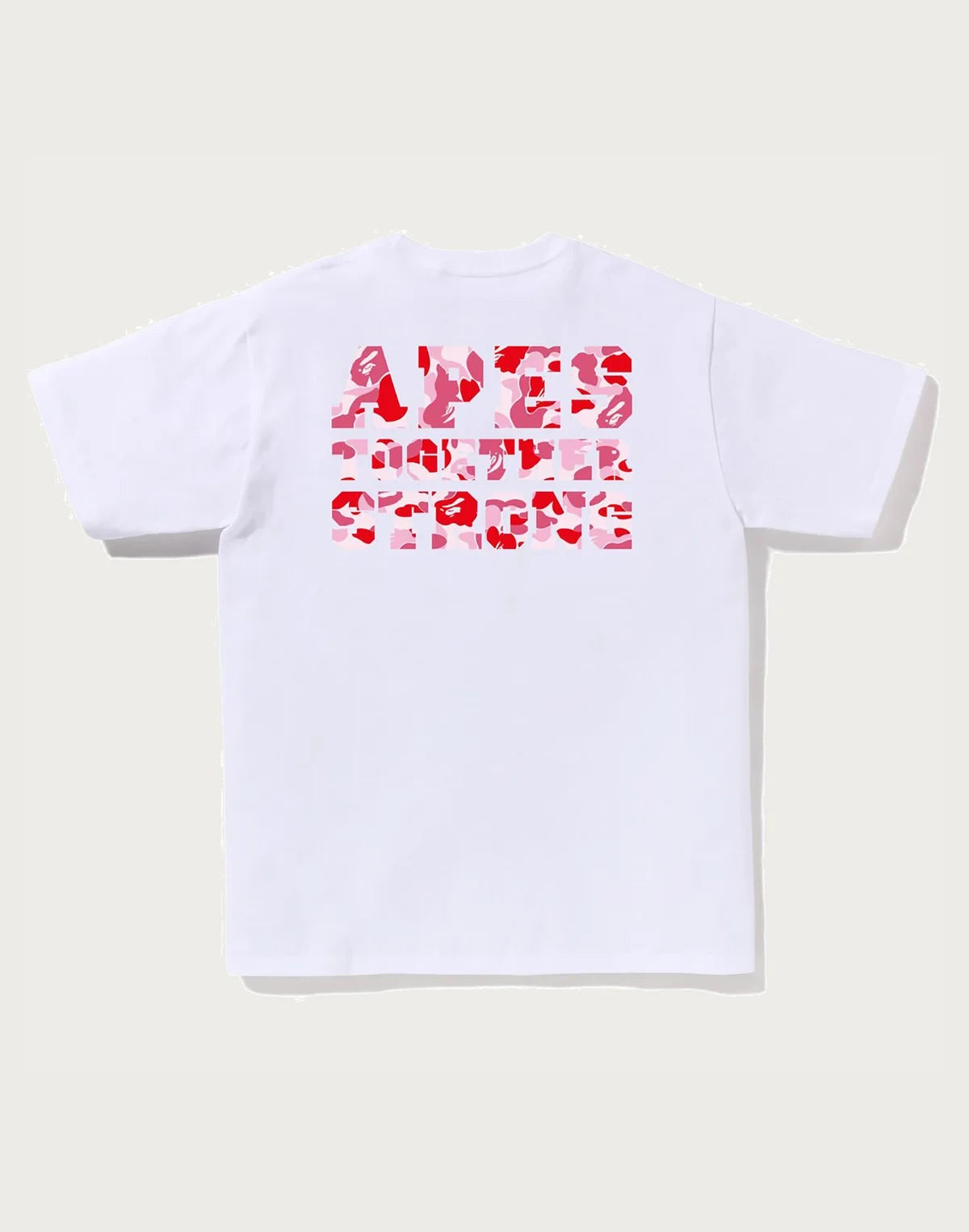 Men's Cotton Camo Graphic T-Shirt - White Blue